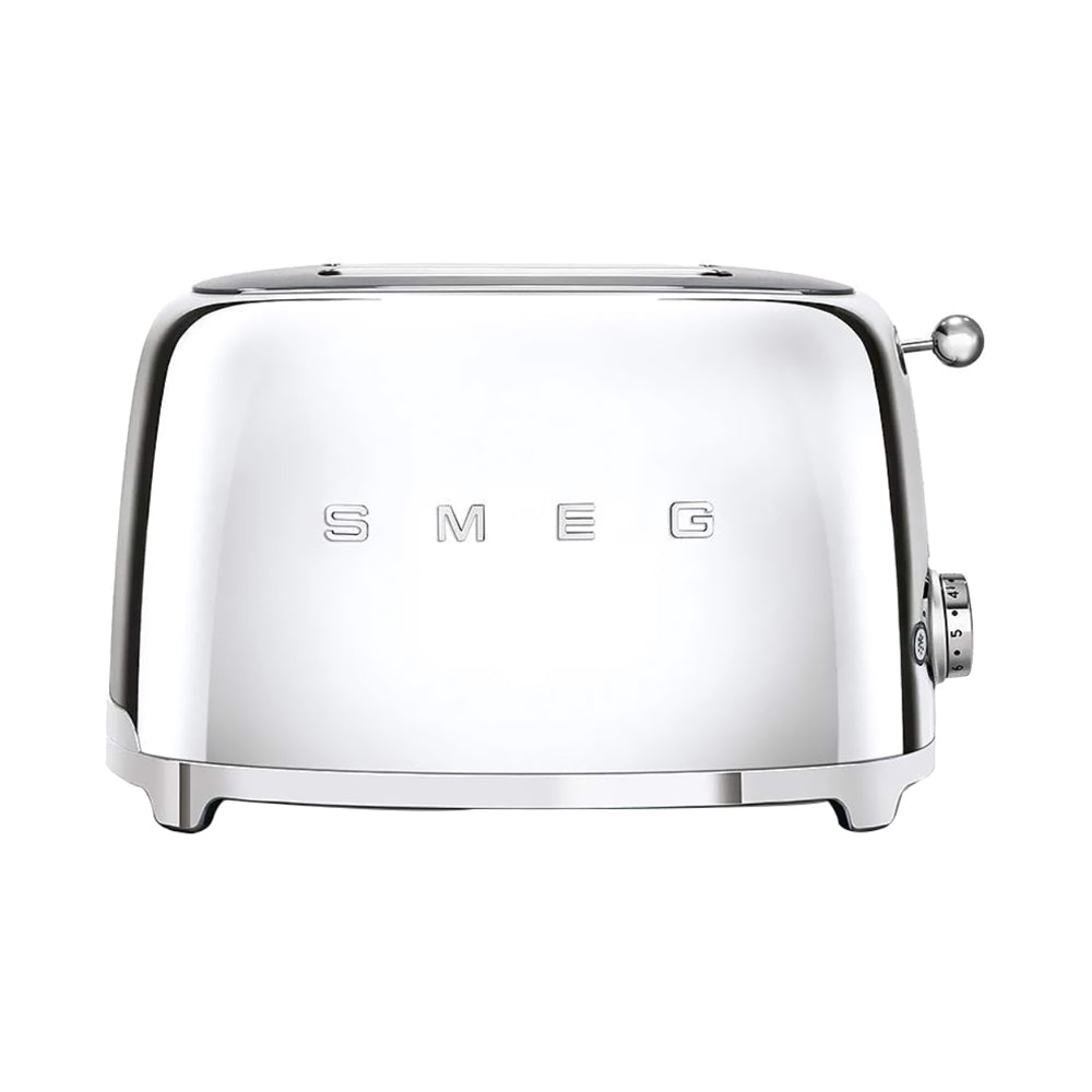 Smeg 950W 2-Slice 50's Retro Style Toaster Chrome