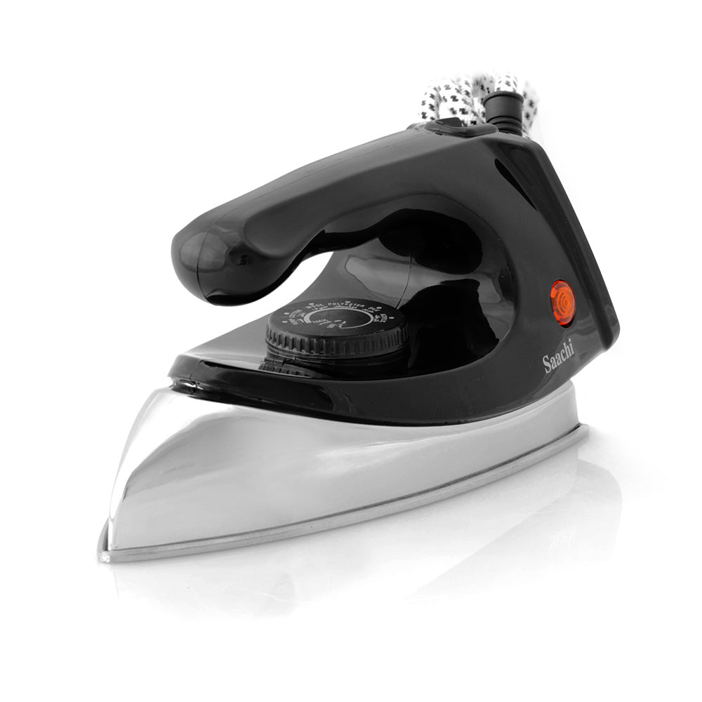 Dry Iron NL-IR-146-BK with a Aluminium Soleplate