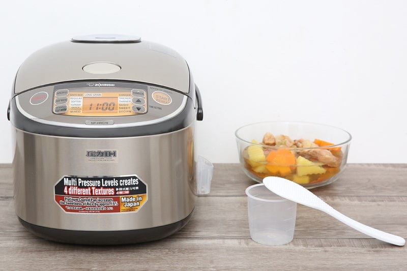 Zojirushi Electronic Rice Cooker/ Warmer 1.8 Lt- Stainless Brown