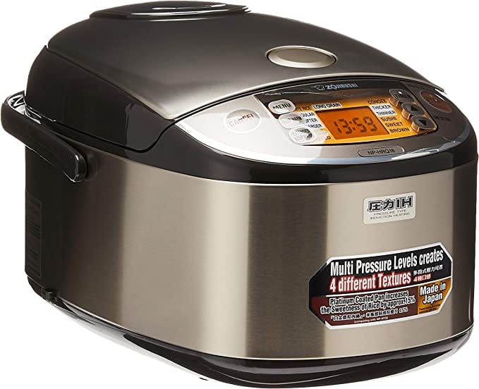 Zojirushi Electronic Rice Cooker/ Warmer 1.8 Lt- Stainless Brown