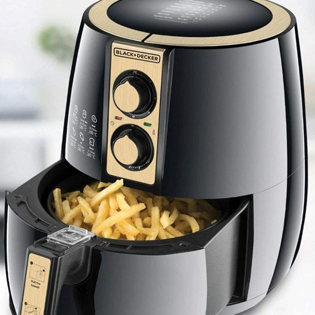 Air Fryer Performance Range Aero Fry, Black/Gold, 4 litres