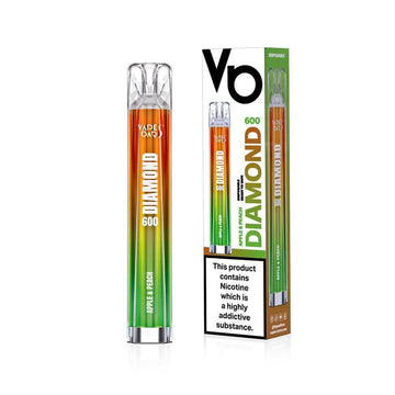 Diamond 600 Apple & Peach Disposable Vape - Click & Vape