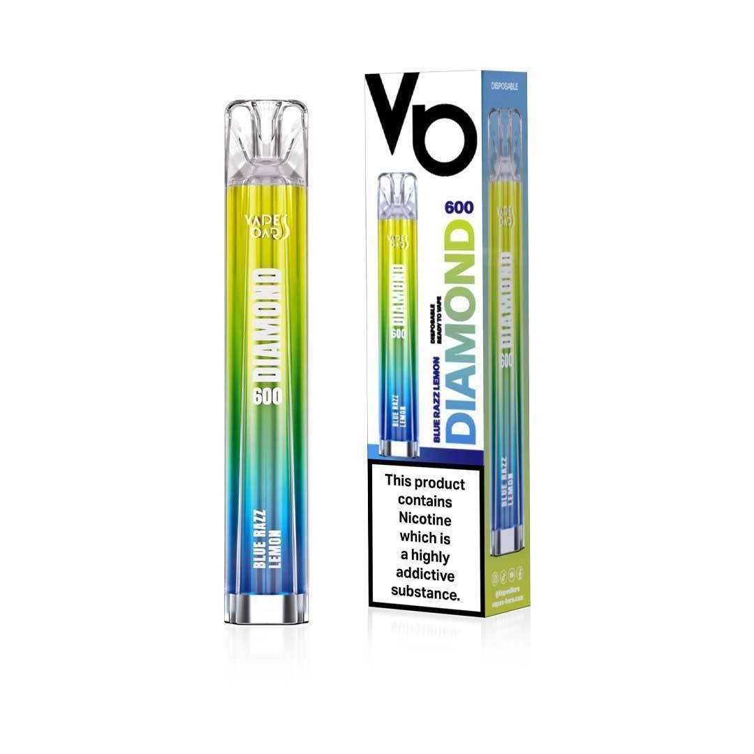 Diamond 600 Blue Razz Lemon Disposable Vape - Click & Vape