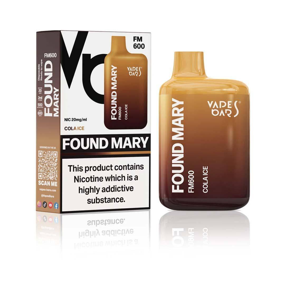 Found Mary FM600 Cola Ice Disposable Vape - Click & Vape