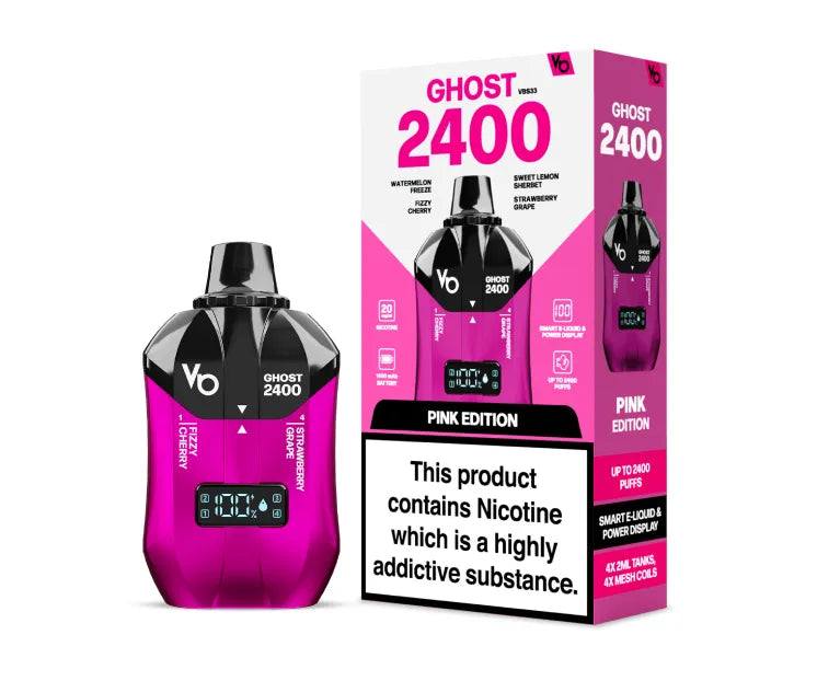 Ghost 2400 4-in-1 Pink Edition - Click & Vape