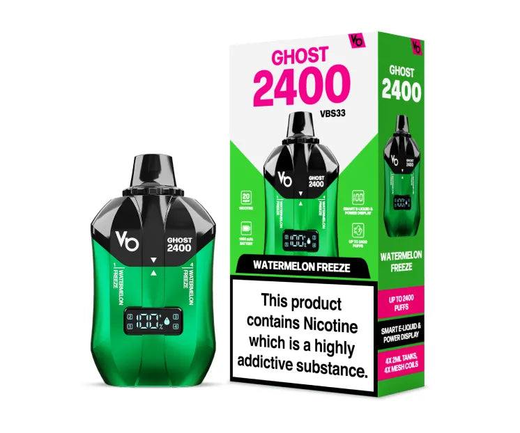 Ghost 2400 4-in-1 Watermelon Freeze - Click & Vape