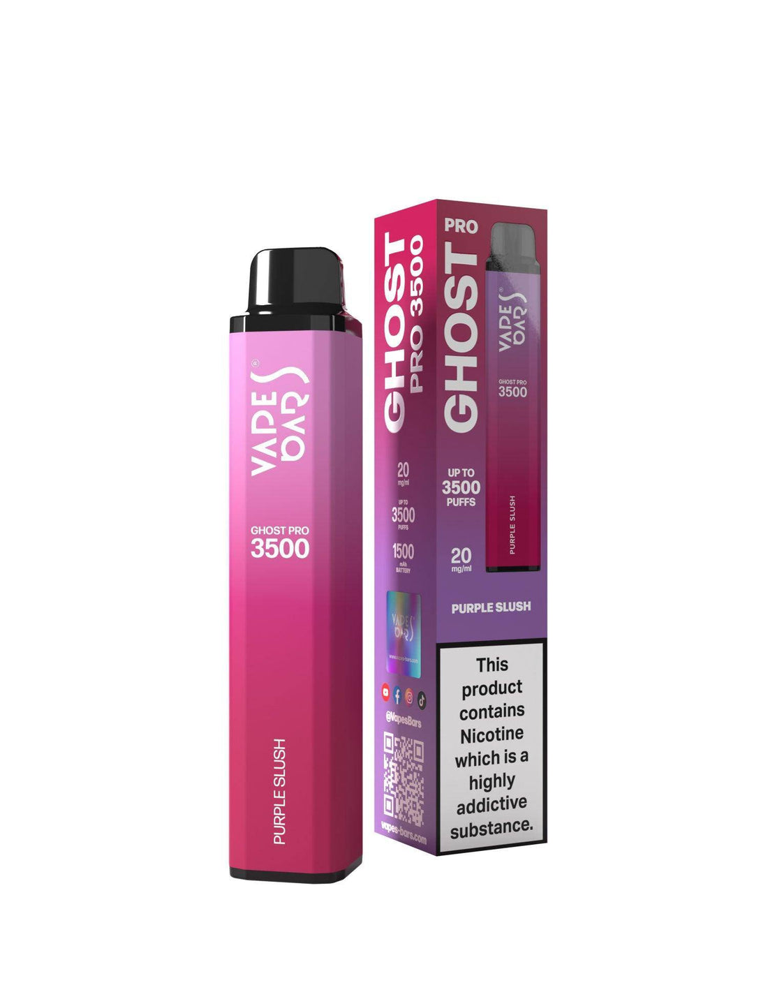 Ghost Pro 3500 Purple Slush 20MG - Click & Vape