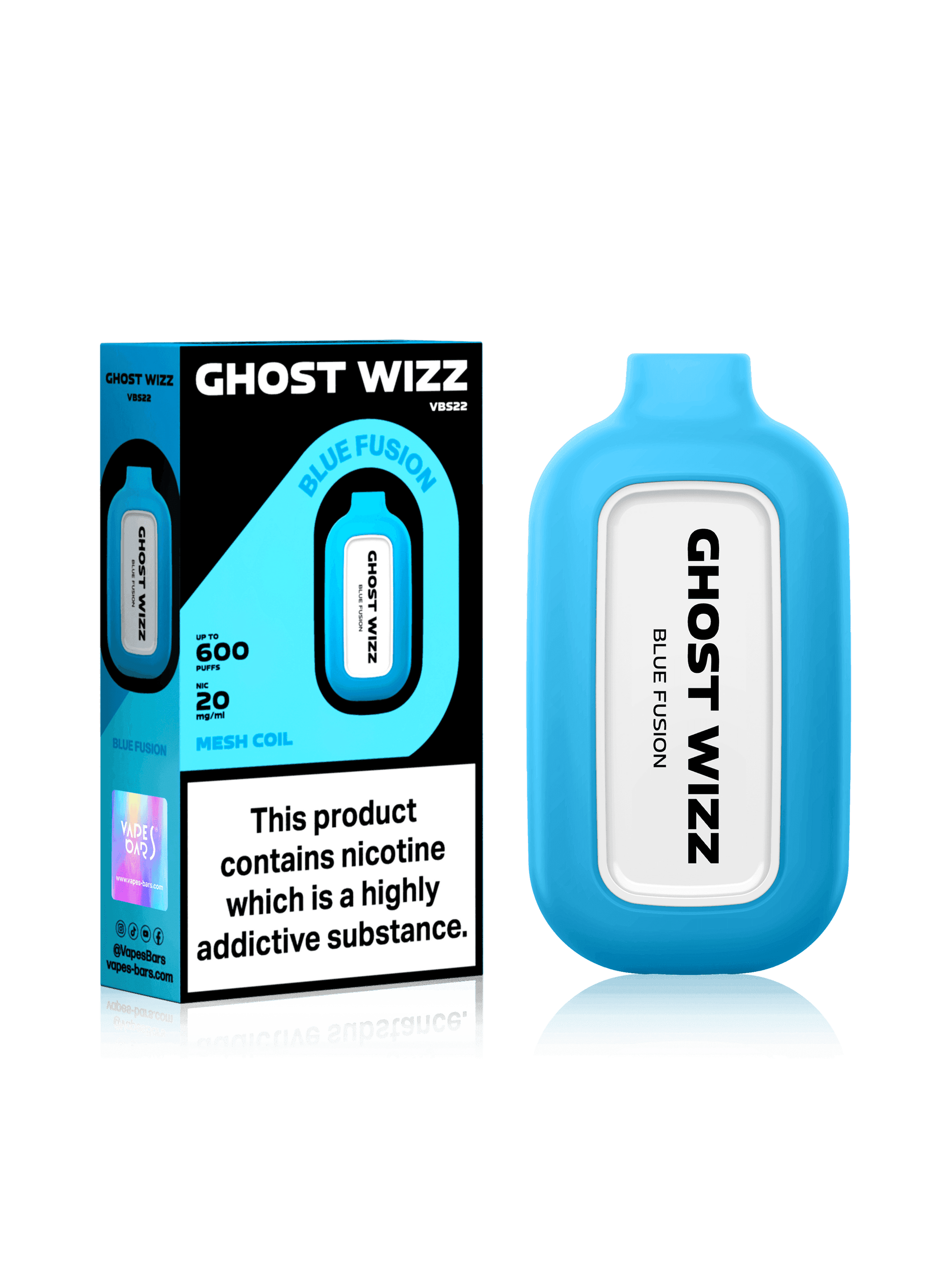 GHOST WIZZ BLUE FUSION Disposable Vape - Click & Vape