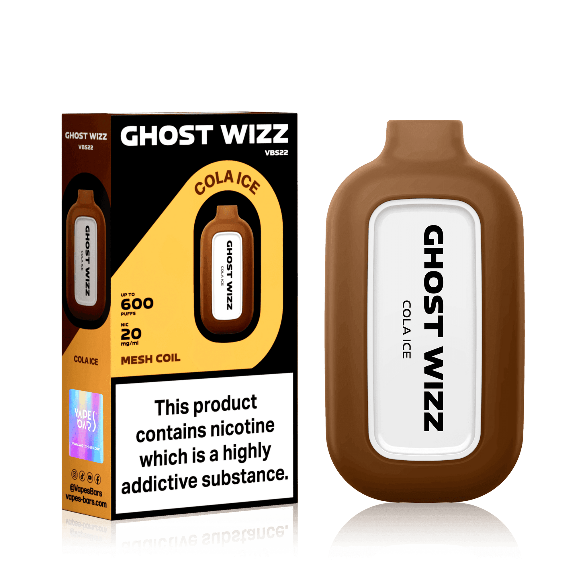 GHOST WIZZ COLA ICE Disposable Vape - Click & Vape