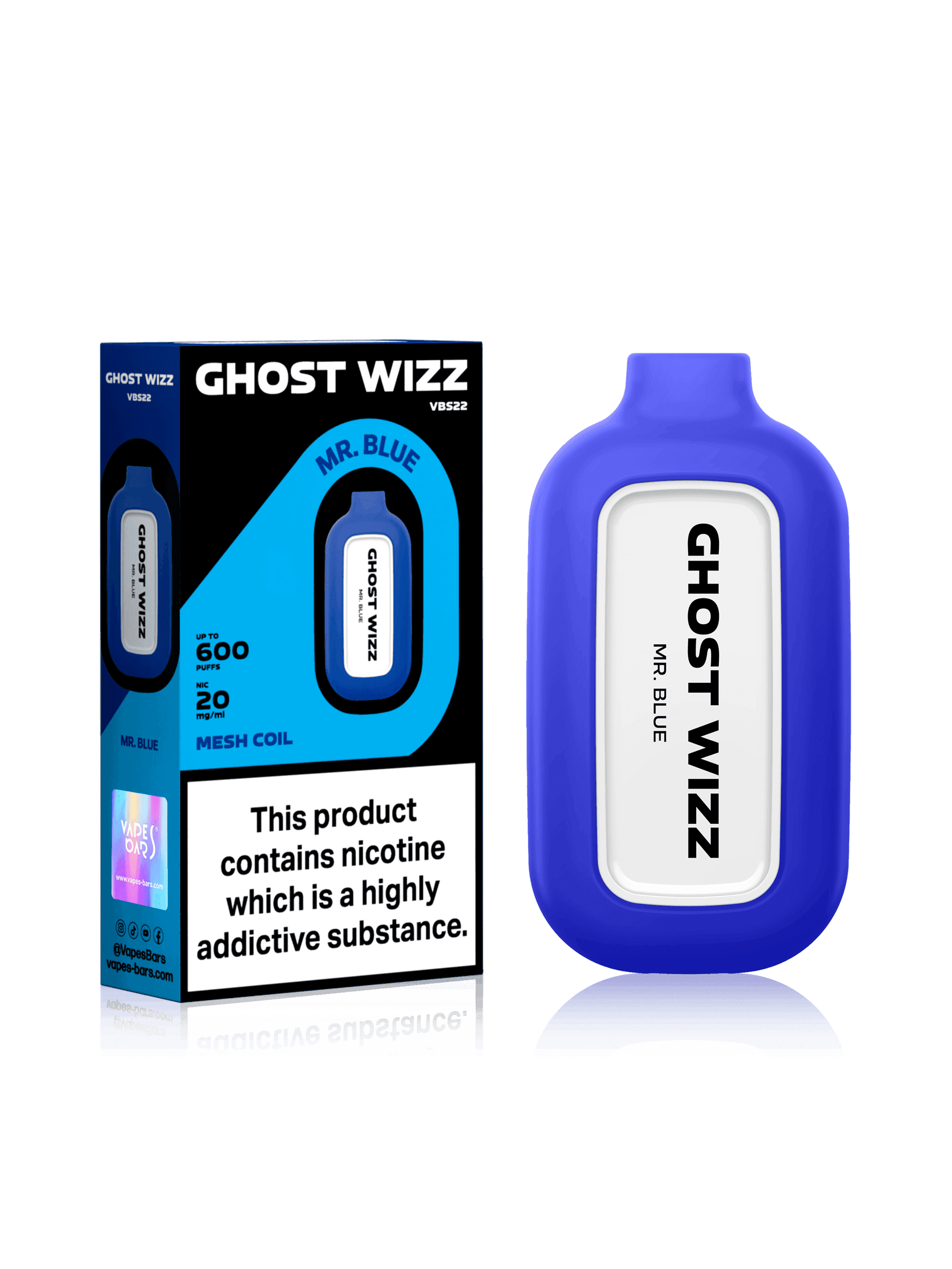 GHOST WIZZ MR. BLUE Disposable Vape - Click & Vape