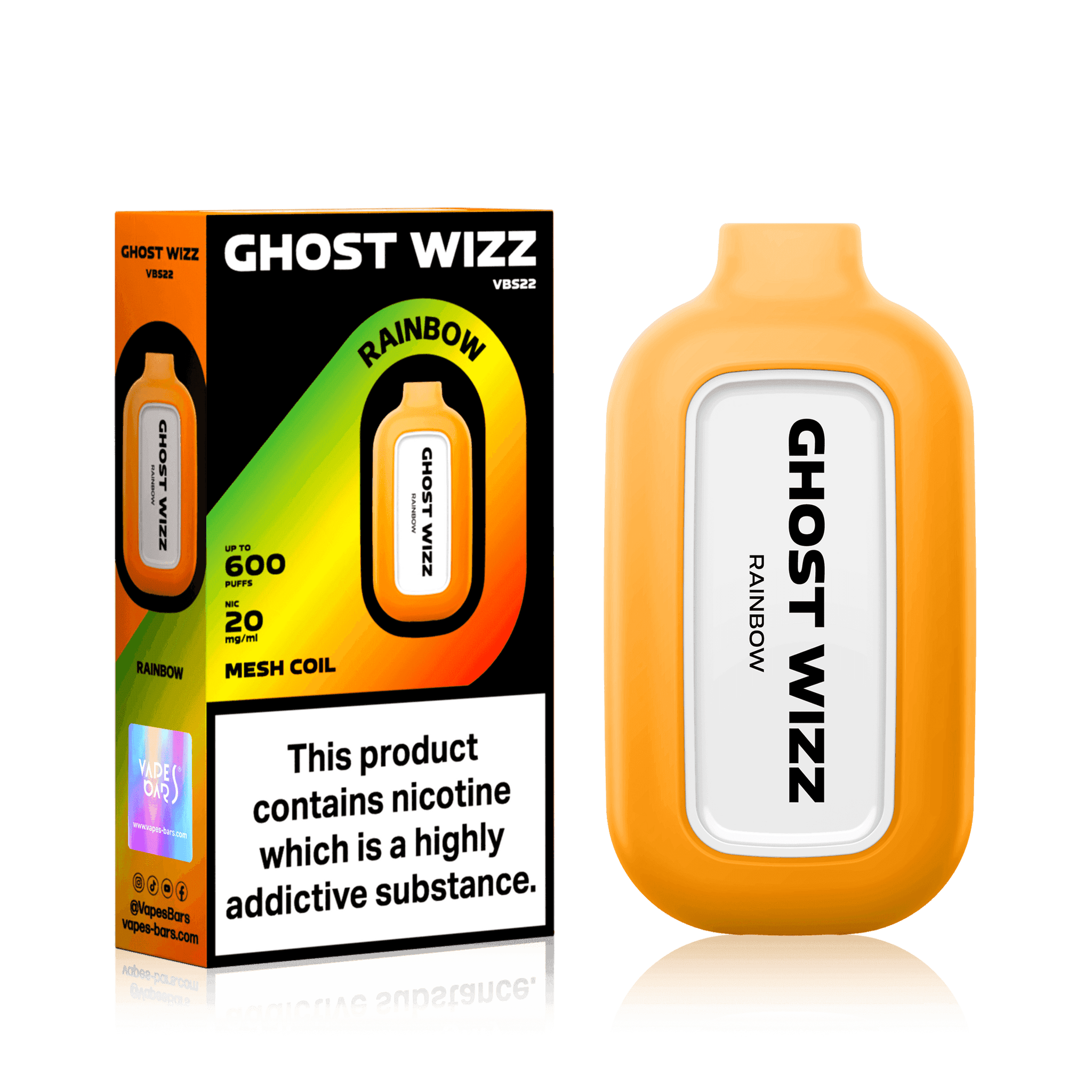 GHOST WIZZ RAINBOW Disposable Vape - Click & Vape