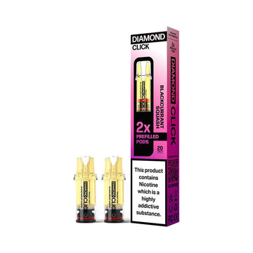 Vapes Bars Diamond Click BlackCurrant Squash - Click & Vape